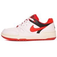 Nike full force lo trainers in white & red