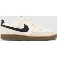 Nike court vision low trainers in white & black