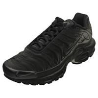 Nike Air Max Plus Womens Fashion Trainers in Black