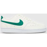 Nike court vision next nature trainers in green multi