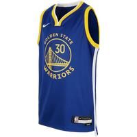 Golden State Warriors 2023/24 Icon Edition Older Kids' Nike NBA Swingman Jersey - Blue - Polyester