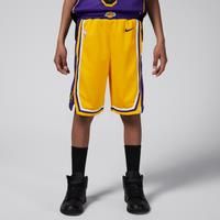 Los Angeles Lakers 2023/24 Icon Edition Older Kids' (Boys') Nike NBA Swingman Shorts - Yellow - Polyester