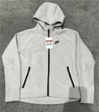 Nike Girls Tech Fleece Full Zip Hoodie - Purple - Size L/G