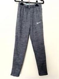 Nike DRI-FIT boys track bottoms sweat pants grey Medium child height 137-147cm