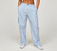 Nike Womens Open Hem Woven Cargo Pant - Blue - Size S