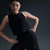Nike One Classic Women's Dri-FIT Cropped Tank Top - Black - Polyester/Elastane