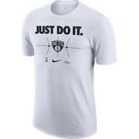 Brooklyn Nets Essential Men's Nike NBA T-Shirt - White - Cotton/Polyester