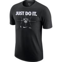 Brooklyn Nets Essential Men's Nike NBA T-Shirt - Black - Cotton/Polyester