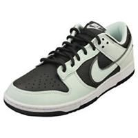 Nike Dunk Low Retro Premium Mens Fashion Trainers in Black Green - 8 UK