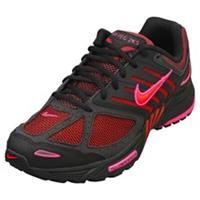 Nike Air Peg 2k5 Mens Black Red Fashion Trainers - 9.5 UK