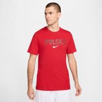 Poland Crest Men's Nike Football T-Shirt - Red - Cotton