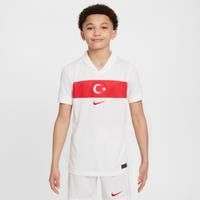 Trkiye 2024/25 Stadium Home Older Kids' Nike Dri-FIT Football Replica Shirt - White - Polyester
