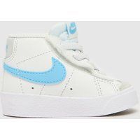 Nike white & blue blazer mid 77 Boys Toddler trainers