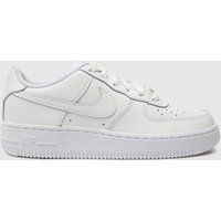 Nike white air force 1 le Youth trainers