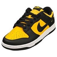 Nike Dunk Low Mens Fashion Trainers in Black Yellow - 10 UK