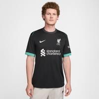 Liverpool F.C. 2024/25 Stadium Away Men's Nike Dri-FIT Football Replica Shirt - Black - Polyester