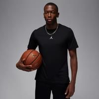 Nike Jordan Sport Men's Dri-FIT Short-Sleeve Top - Black - Cotton/Polyester