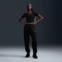 Nike Women/'s W NSW Phnx FLC Hr Os Pant 2, Black/sail, XXL