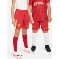 Liverpool F.C. 2024/25 Stadium Home Older Kids' Nike Dri-FIT Football Replica Shorts - Red - Polyester