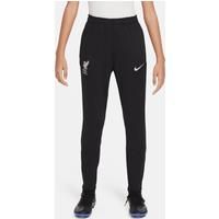 Liverpool F.C. Strike Older Kids' Nike Dri-FIT Football Knit Pants - Black - Polyester/Elastane