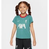 Liverpool F.C. Academy Pro Younger Kids' Nike Dri-FIT Football Short-Sleeve Top - Green - Polyester