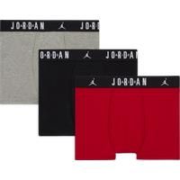 Nike Jordan Older Kids' Flight Cotton Boxer Briefs (3-Pack) - Red - Cotton