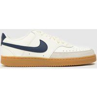 Nike court vision trainers in beige multi
