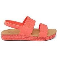 Reef Womens Cushion Vista Vegan Leather Vintage Gold Sandals 4.5 UK