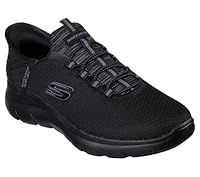 Skechers Men/'s Summits HIGH Range Sneaker, Black, 10 UK Wide
