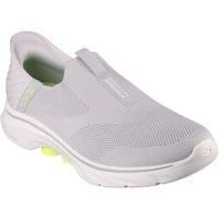 Skechers Slip in S High Apex Knit W Hyper On Trainers Mens Gray/Yellow 11 (46)