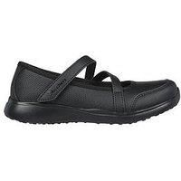 Skechers MICROSTRIDES GIRLS SPORTS SHOES BLACK BLACK 32 EU