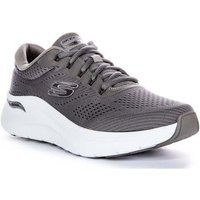 Skechers Men/'s Arch Fit 2.0 Sneaker, Grey Mesh Synthetic, 11 UK