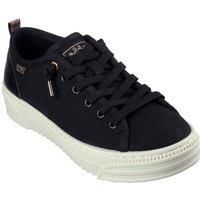 Skechers Women/'s BOBS COPA, Black Canvas, 4 UK