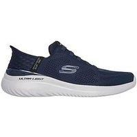 Skechers Men/'s Bounder 2.0 Emerged Sneaker, Navy Mesh/Synthetic, 11 UK