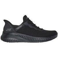Skechers Slip Ins Bobs Sport Squad Chaos Womens Wide Fit Hands Free Trainer