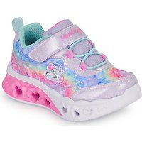 Skechers  FLUTTER HEART LIGHTS  girls's Children's Shoes (Trainers) in Silver