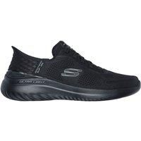 Skechers Men/'s Hands-Free Slip-ins Bounder 2.0 EMERGED Sneaker, Black Mesh/Synthetic, 9 UK