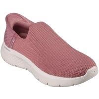 Skechers Go Walk Flex - Sunset View Polyester Women's Rose Trainers New