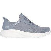 Skechers Men/'s BOBS Squad Chaos Daily Hype Slip-On, Gray Knit, 6 UK