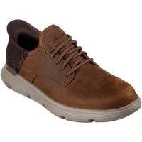 Skechers Men/'s Garza GERVIN Sneaker, Brown, 12 UK