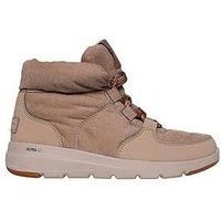 Skechers Women/'s Glacial Ultra Trend UP Ankle Boot, Tan, 3 UK