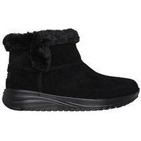 Skechers Women/'s ON-The-GO Stellar Cozy Step Ankle Boot, Black, 6 UK