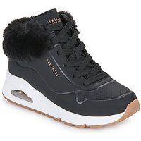 Skechers  UNO  girls's Children's Shoes (High-top Trainers) in Black