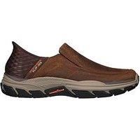 Slip-ins RF: Respected Elgin | Dark Brown | Men's Moc-Toe Style Casual Shoes