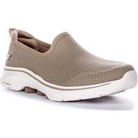 Skechers Women/'s GO Walk 7 Ivy, Taupe Textile/Trim, 6 UK