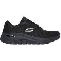 Skechers ARCH FIT 2.0 BIG LEAGUE, Women/'s Sneaker, Black, 3 UK