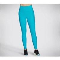 Skechers Women/'s Go Walk Rib Full Length High Waisted Legging, Capri Breeze, Large