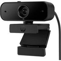 HP 430 FHD Webcam | Full HD 1080p | Dual Mics | Auto Focus | Lighting and Colour Correction | Privacy Shutter | 360° Swivel and 15° Tilt | 85° Field of View | Compatible with Chrome, PC or Mac | Black