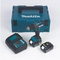 Makita DHP485STJ 18V 2 x 5.0Ah Li-Ion LXT Brushless Cordless Combi Drill (790TM)
