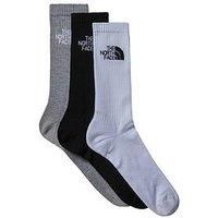 THE NORTH FACE Cush Crew Socks Black Assorted M